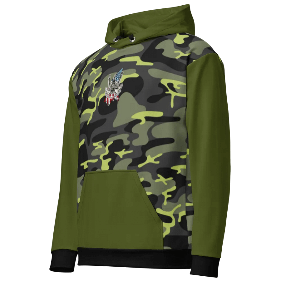 Green & Camouflage Pacific Titan & CE Flage Hoodie product image (3)