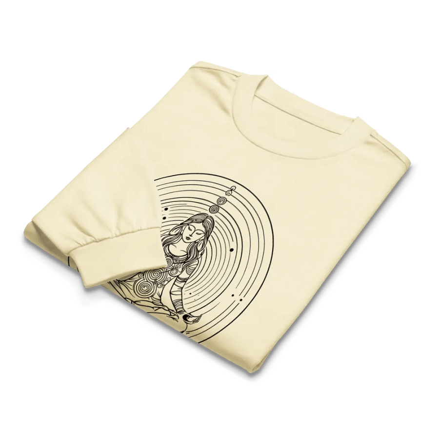 [Meditation 2 - Black] - Unisex Premium Heavyweight Long Sleeve Shirt product image (27)