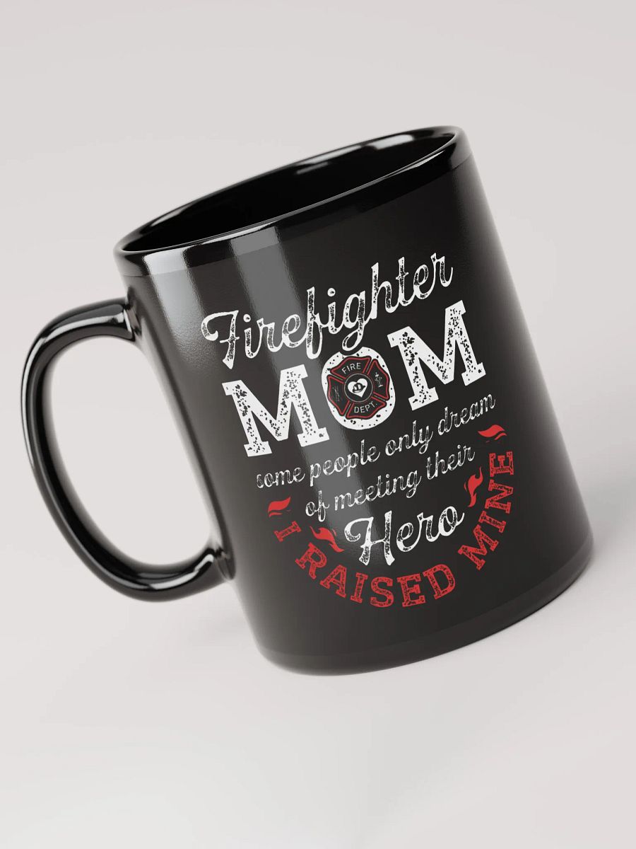 Firefighter Mom - Black Mug product image (1)