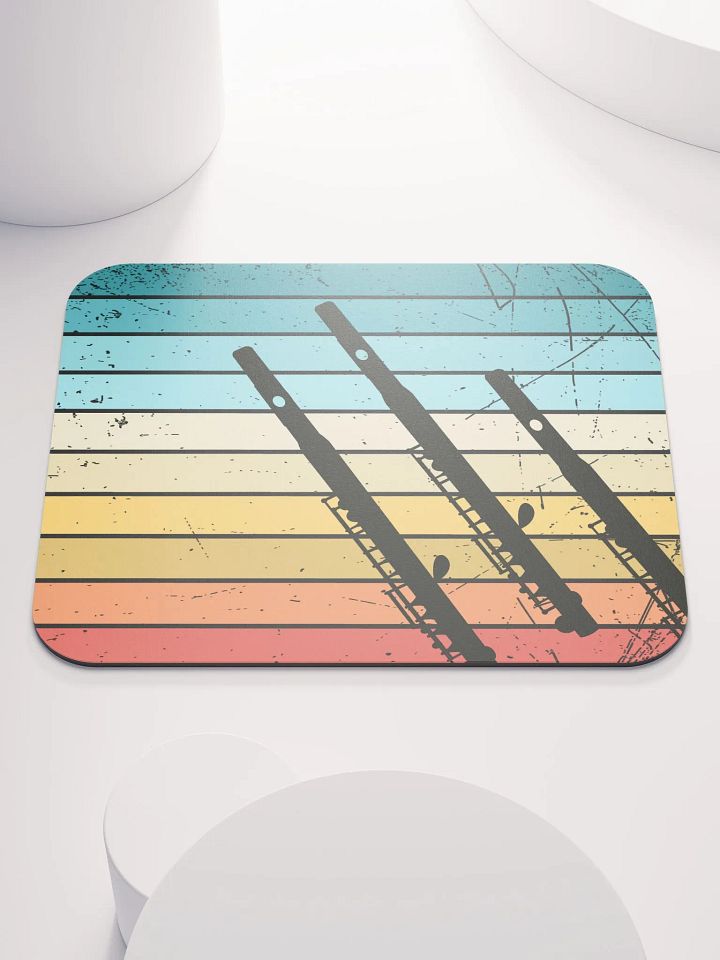 Retro Abstract Flute Mouse Pad - Piccolo product image (2)