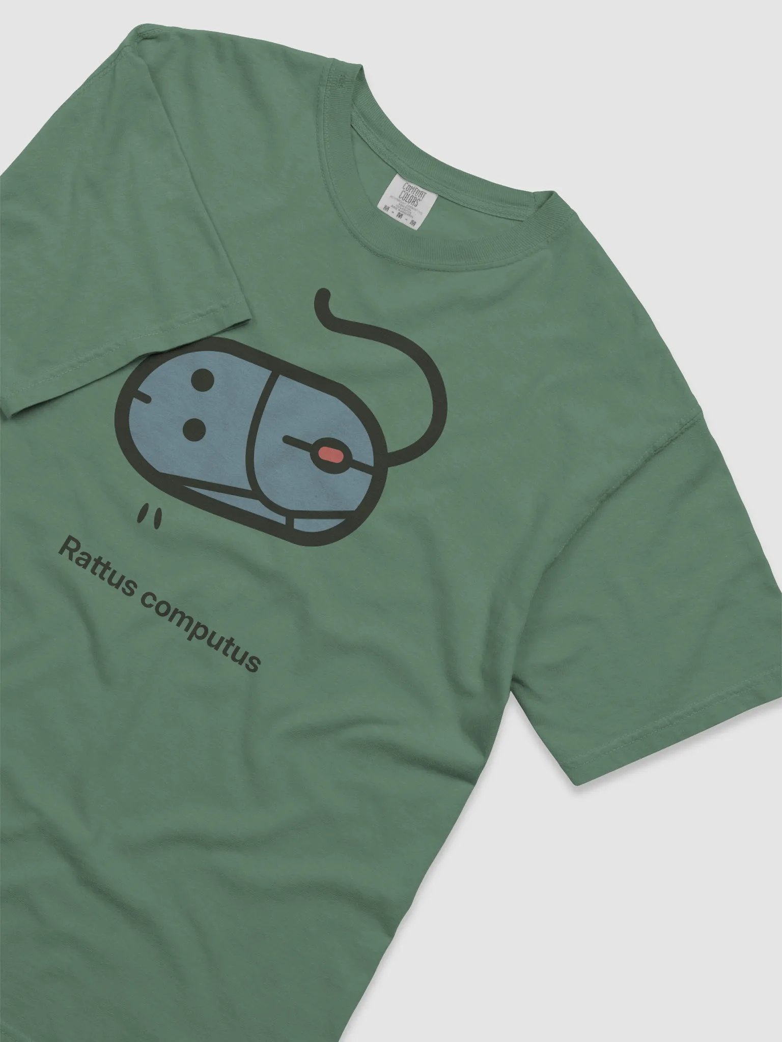 Computer Rat Big Artwork Heavyweight Tee product image (40)