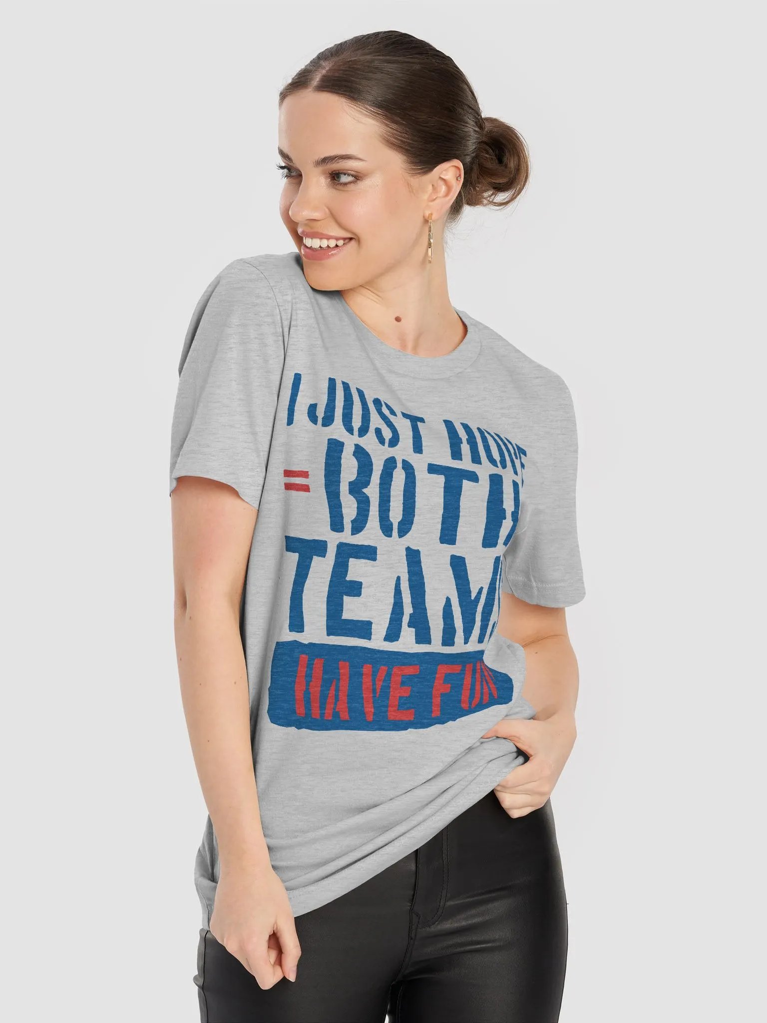 I Just Hope Both Teams Have Fun Game Day Football T-Shirt product image (8)