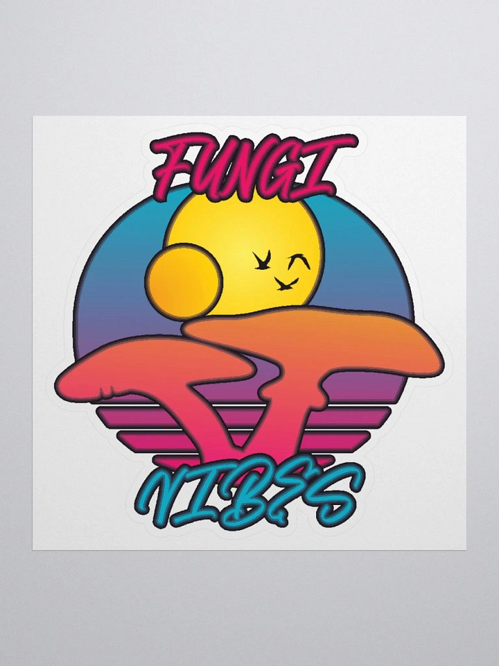 Fungi Vibes Sticker product image (1)