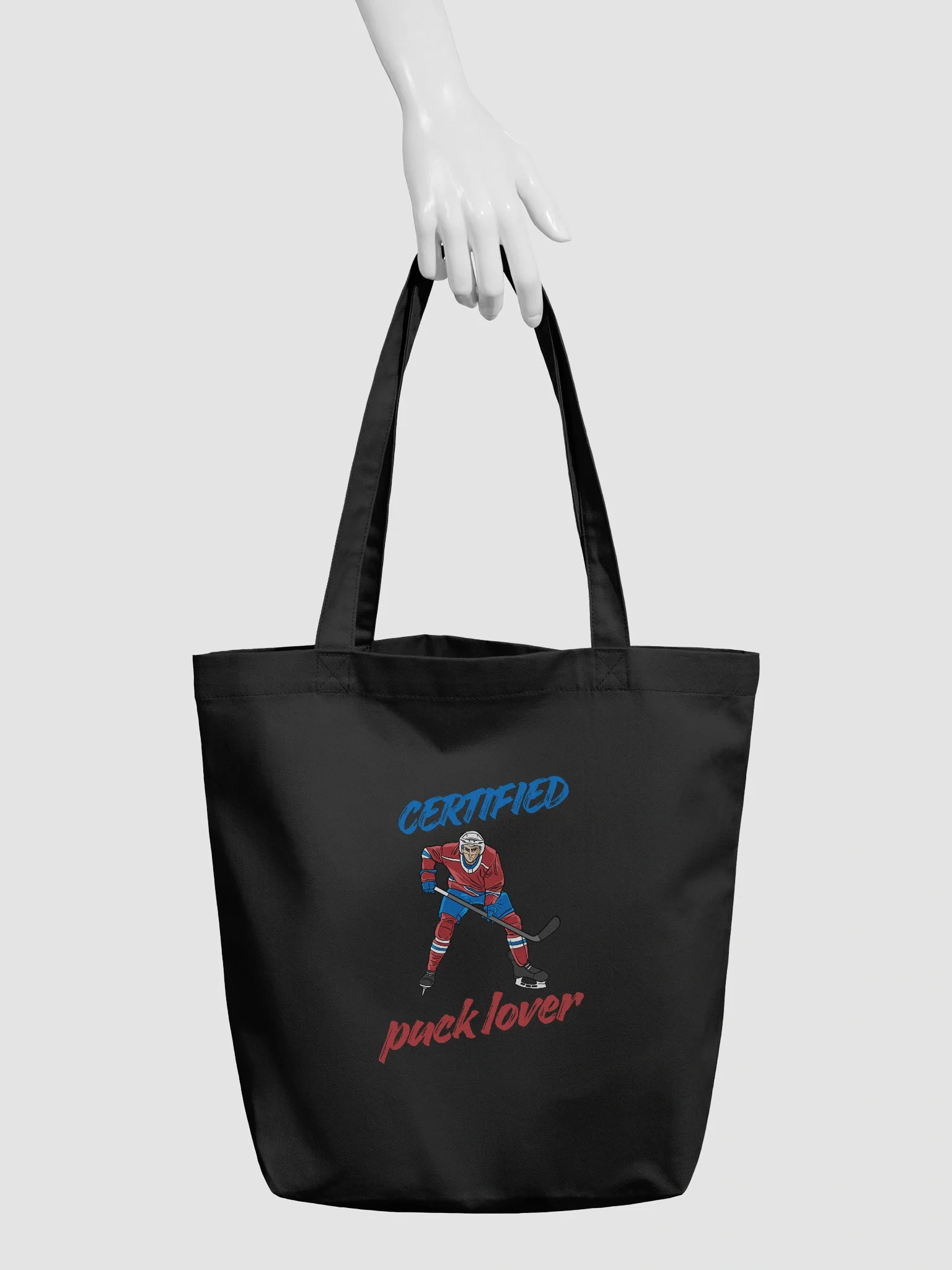 Certified Puck Lover Tote Bag product image (5)