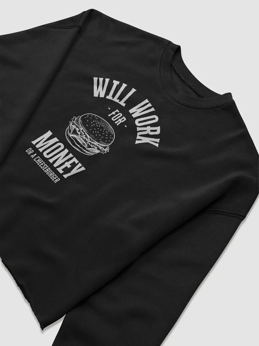 "Will Work for Money" Cropped Sweater product image (5)