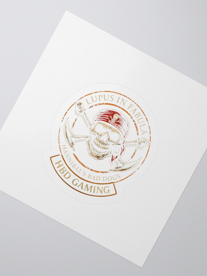 HBD Gaming Transparent Decal product image (4)