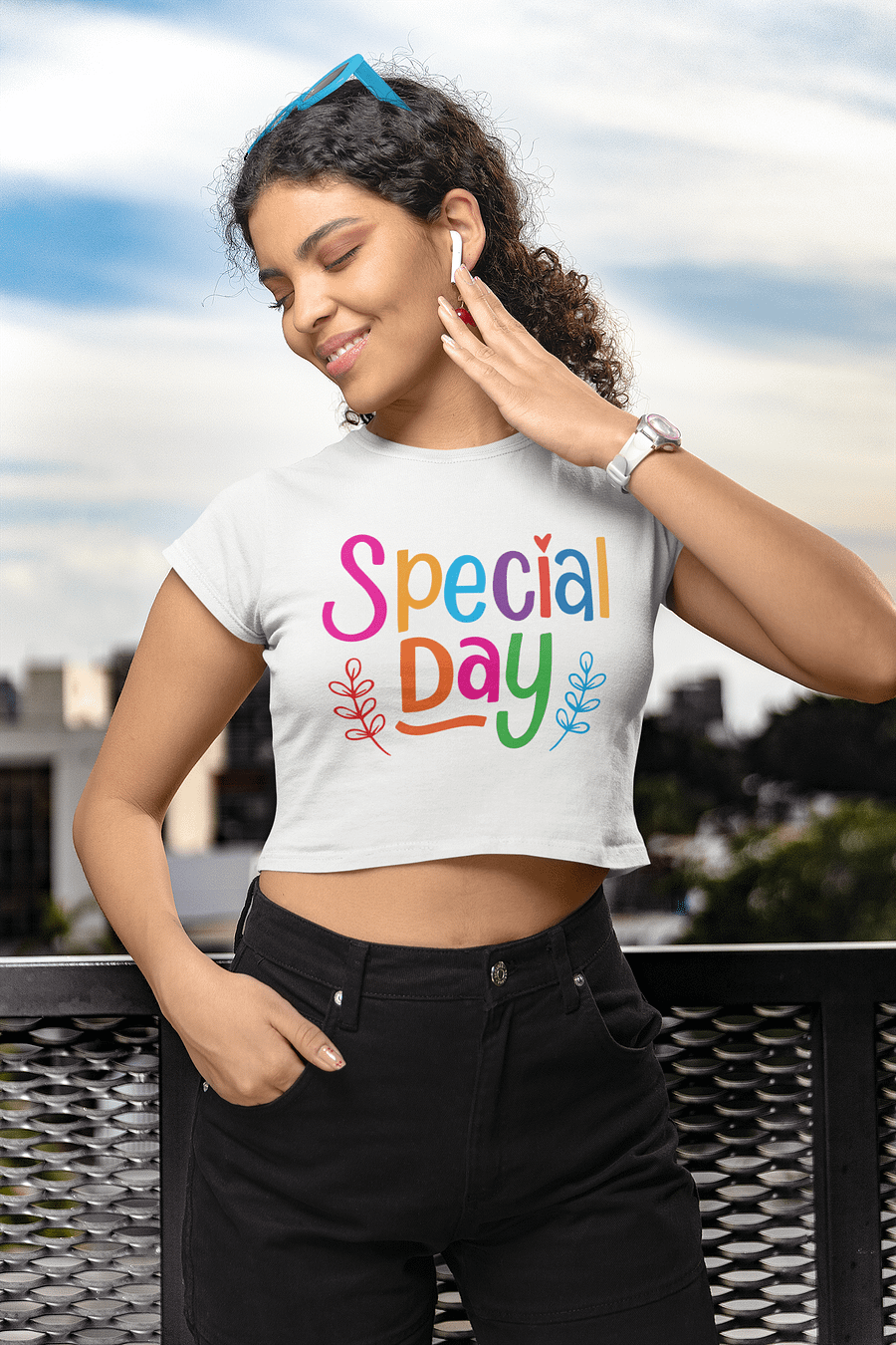 Vibrant Special Day Crop Top product image (1)