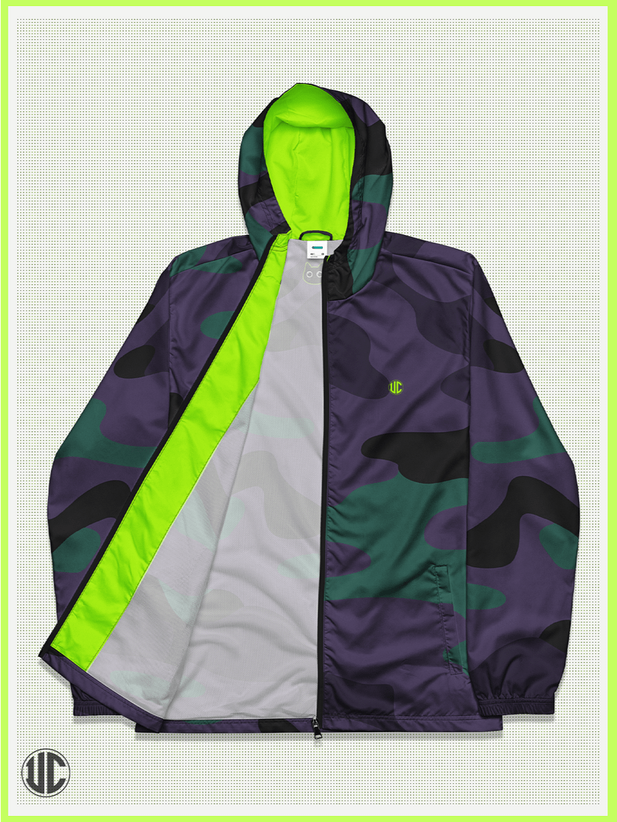 Midnight Purple Camo – Windbreaker product image (1)
