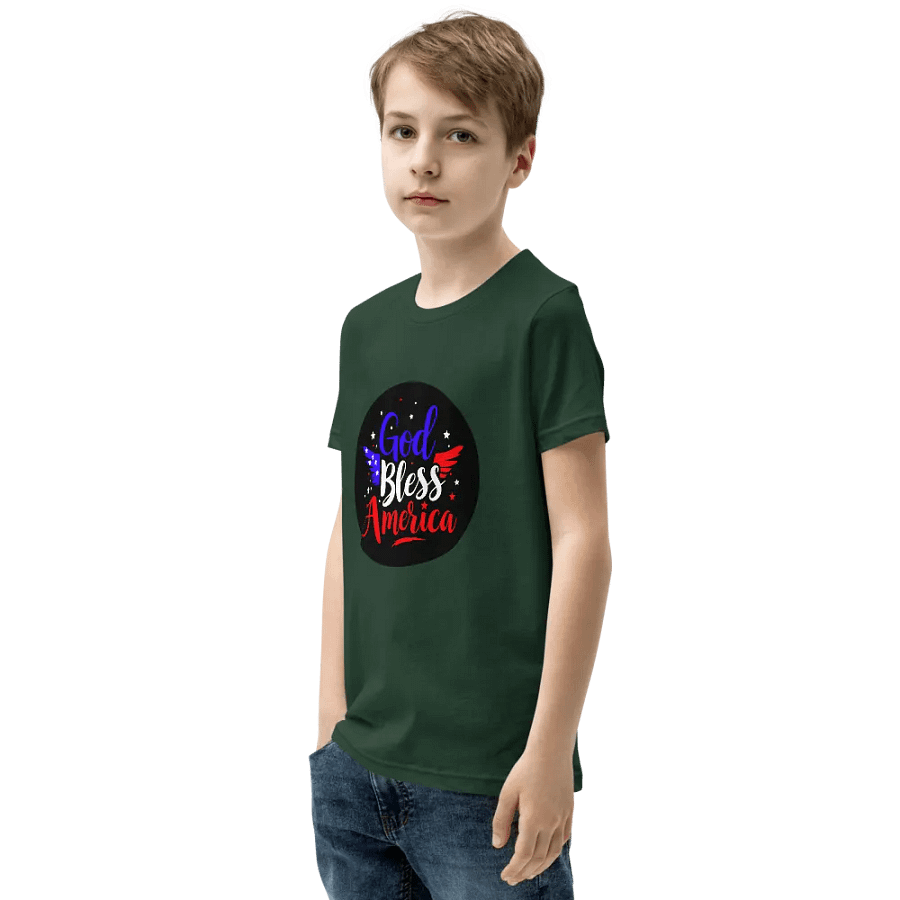 Kid's T-Shirt: God Bless America product image (12)