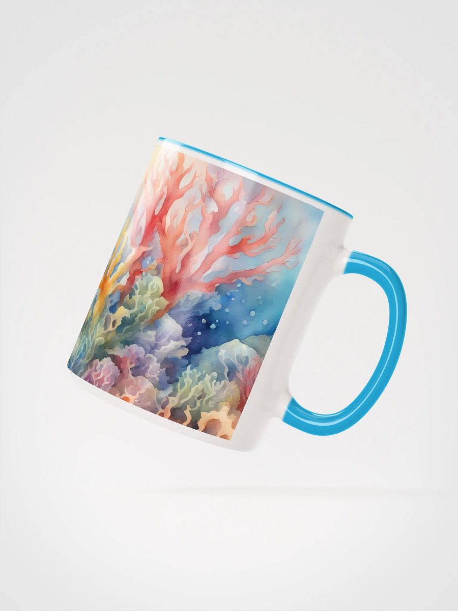 Coral Reefy Feelings, Ceramic Mug with Color Inside product image (3)