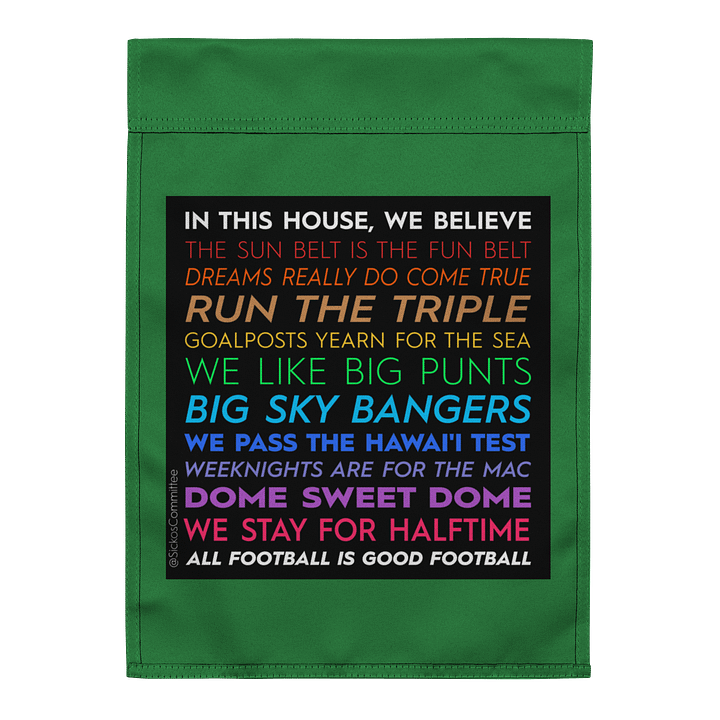 IN THIS HOUSE 2.0 - 12" x 17" Double Sided Garden Flag product image (2)