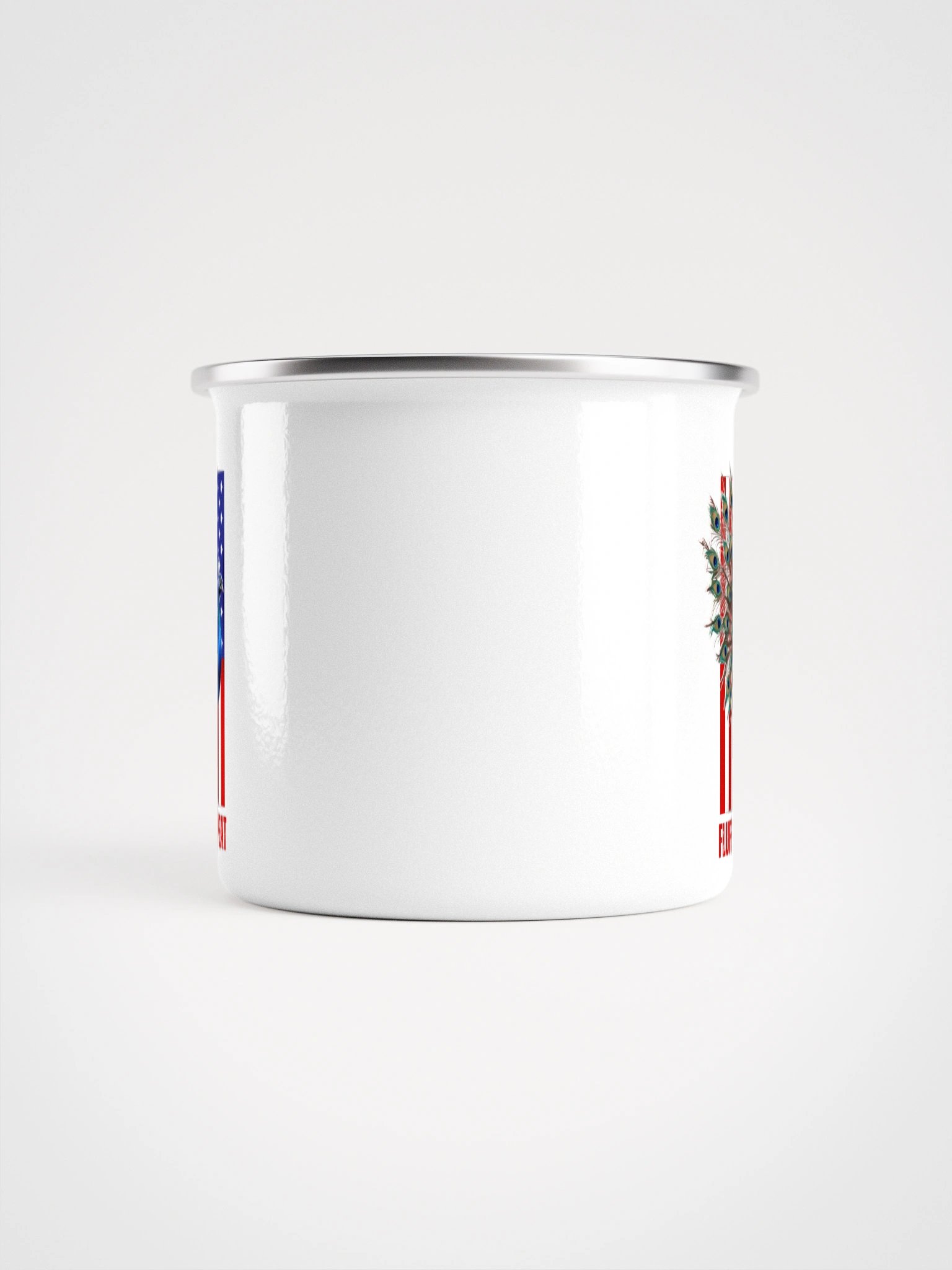 fluff. spin. repeat enamel mug product image (2)