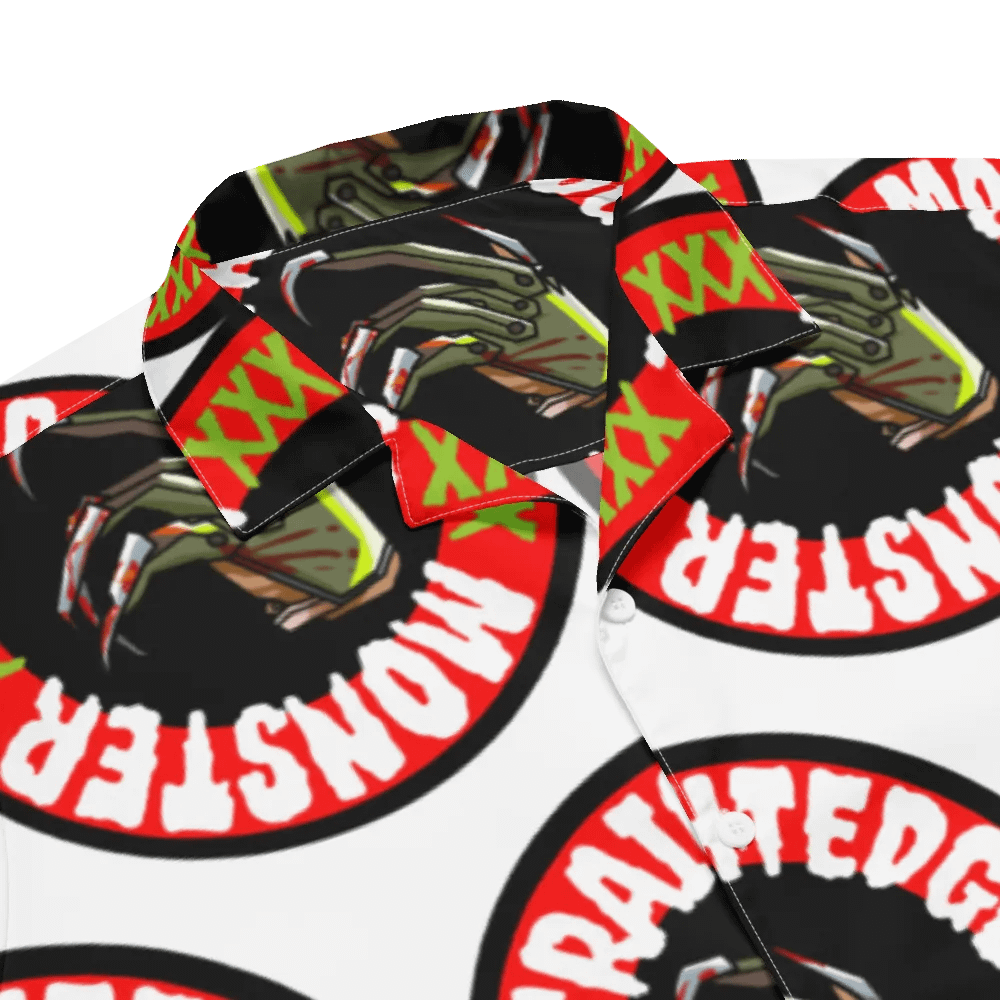 Straightedge Monster Freddy Logo Hawaiian Shirt product image (5)