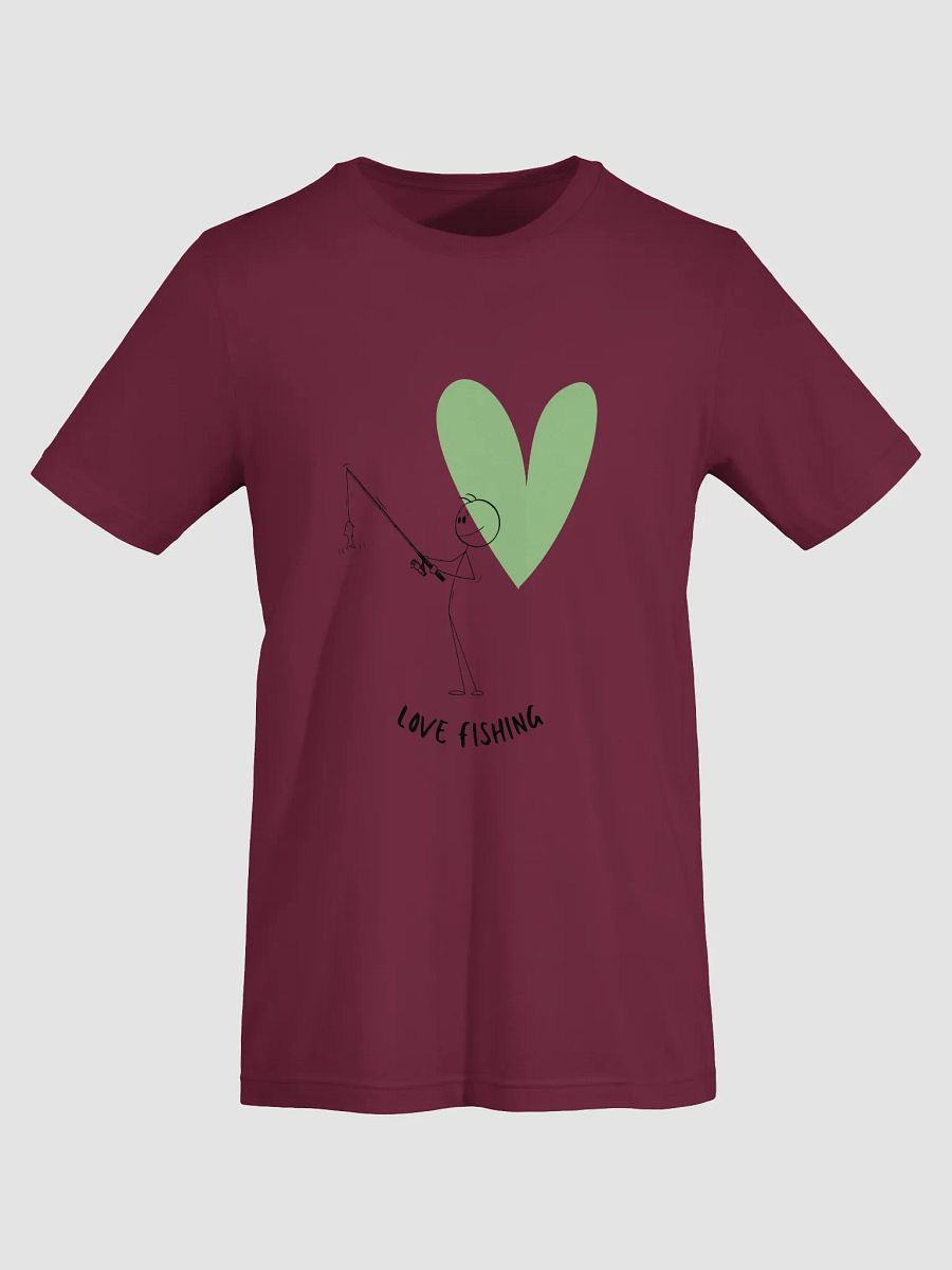 Love Fishing Heart Cartoon Supersoft T-Shirt product image (53)