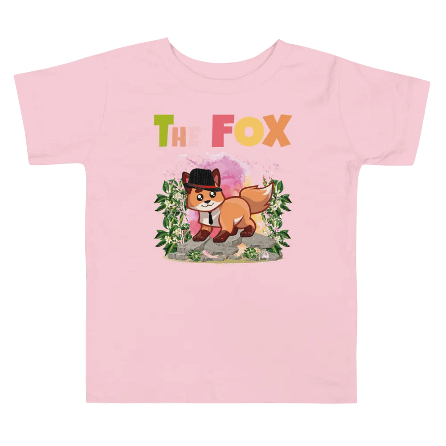 The Fox Colorful Funny Cute Bella +Canvas Toddler T-Shirt – Funny Shirt, Best Gift for Kids product image (3)