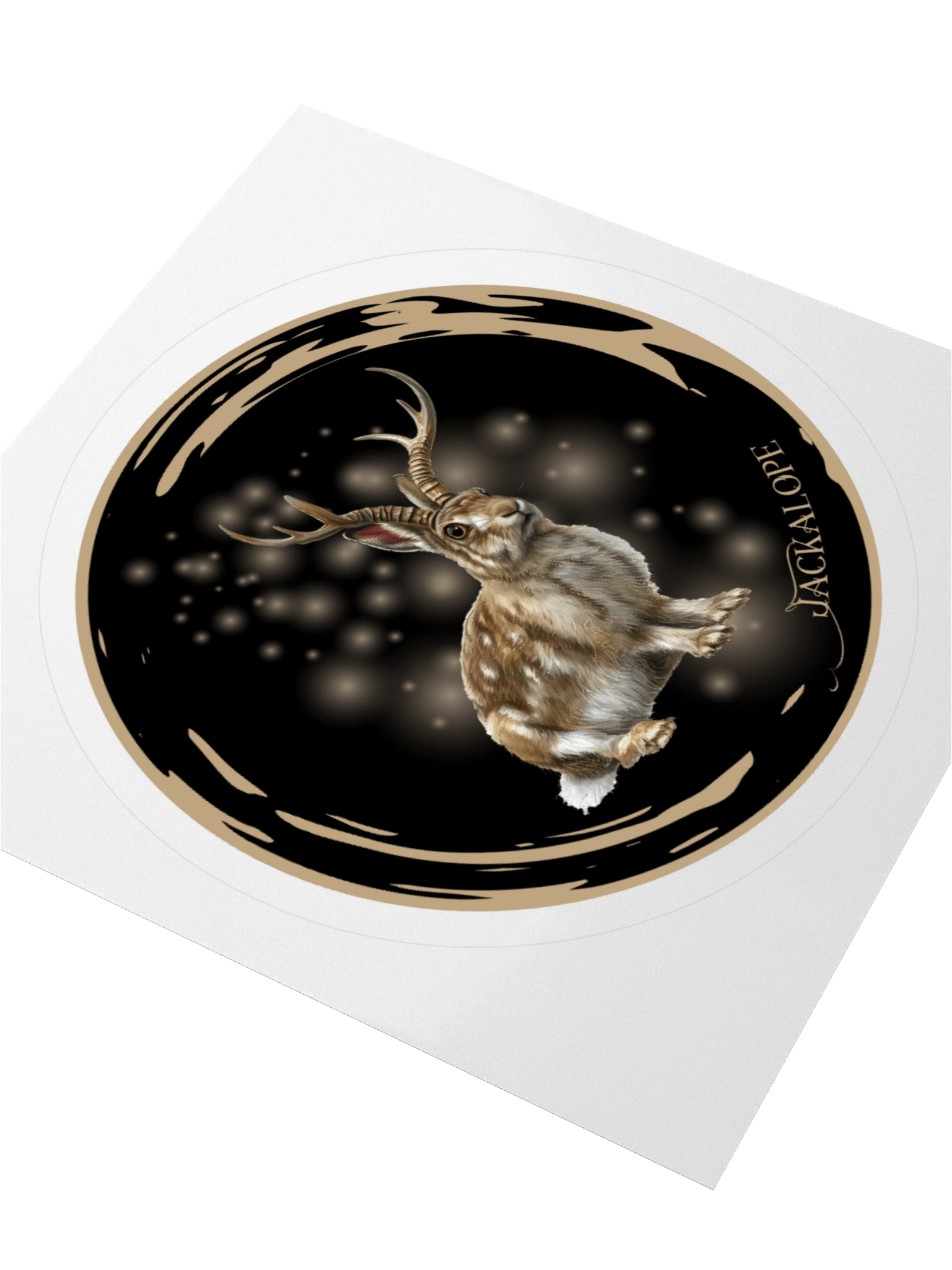 Mystical Jackalope Kiss Cut Stickers product image (3)
