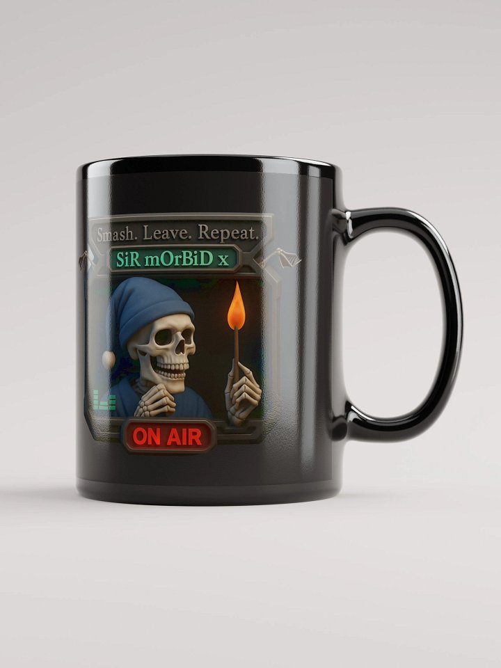 SiR mOrBiD x Black Glossy Mug product image (2)