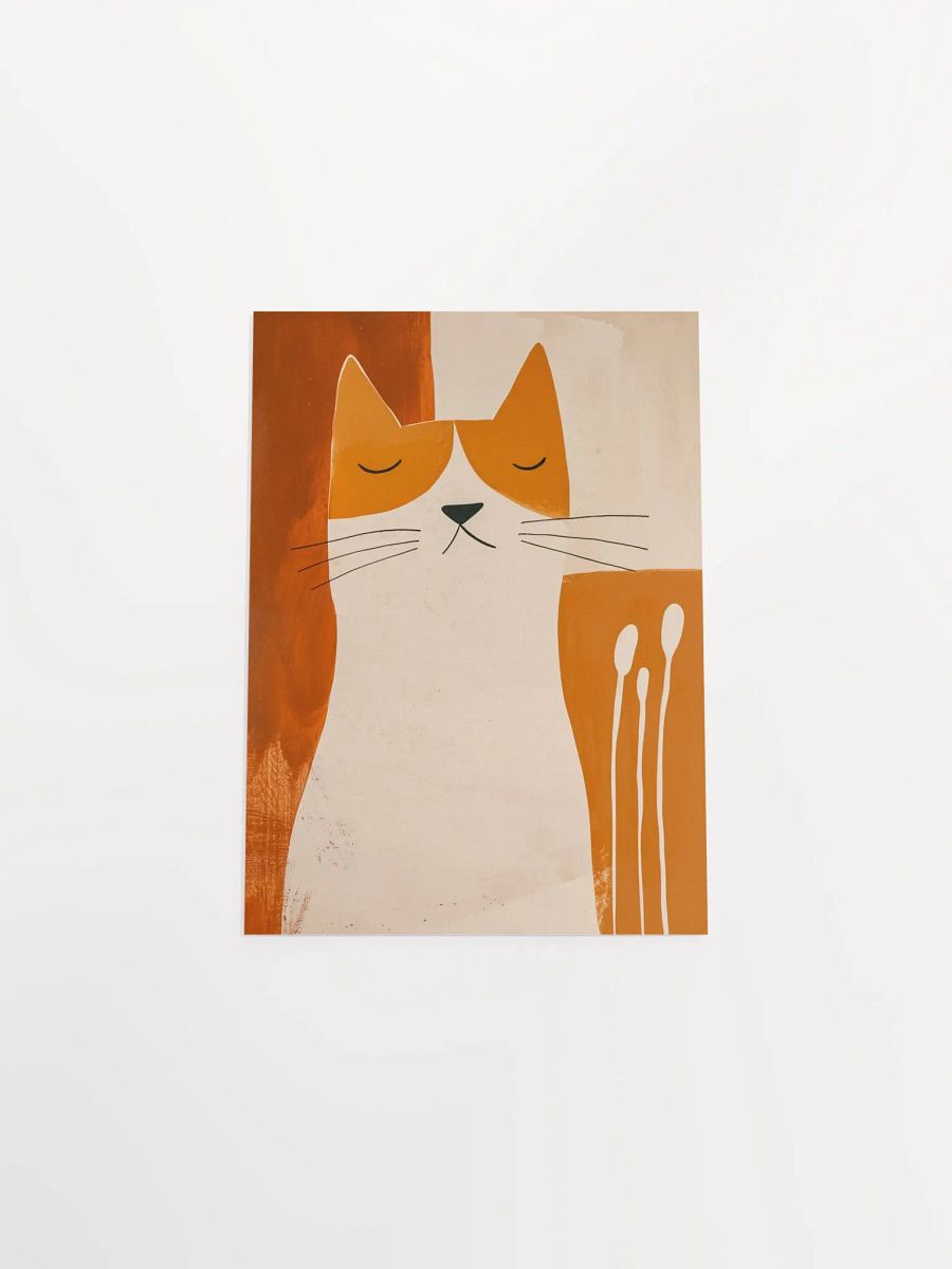 Minimalistic Cat Nap Poster product image (7)
