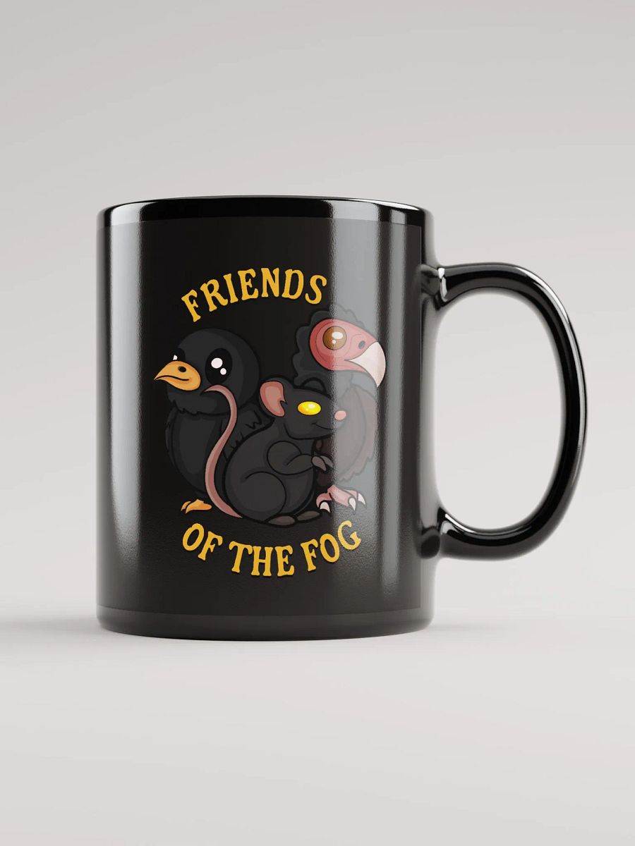 Friends of the Fog Black Glossy Mug product image (2)