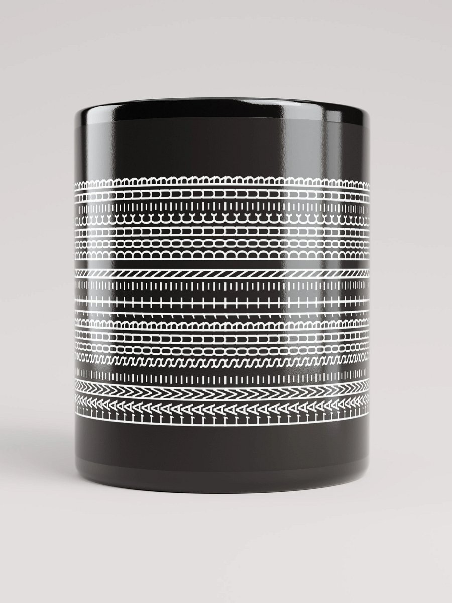 Mug Noir Codé Zen Blanc - L'Ame Sourit en Douceur - Cadeau élégant product image (5)