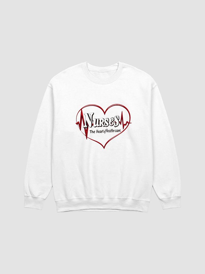 Heart of Healthcare Nurses Sweatshirt product image (2)