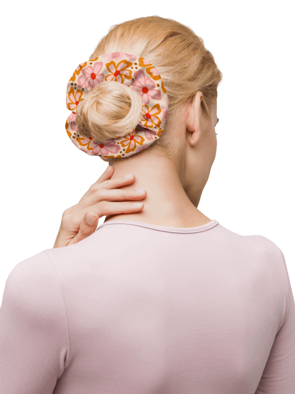 Retro Daisies All-Over Print Scrunchie product image (3)