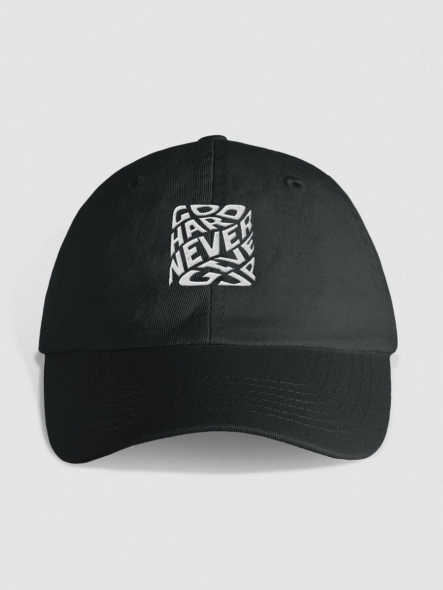 Go Hard, Never Give Up | Valucap Youth Biowashed Dad Hat product image (1)