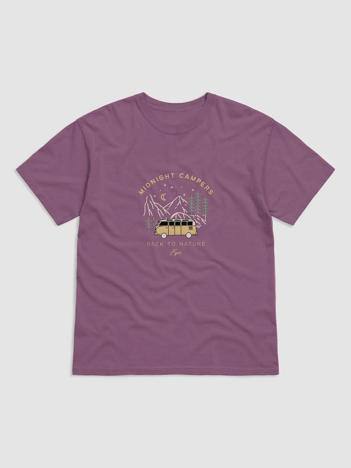 Midnight Campers organic cotton t-shirt product image (1)