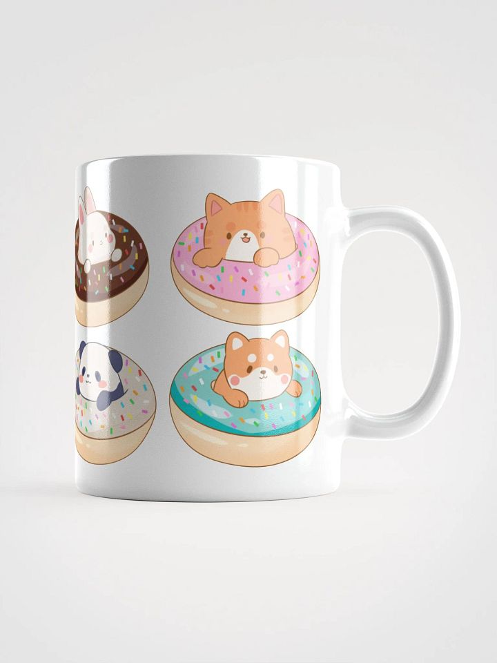 Kawaii Animal Donut Delight Mug product image (2)