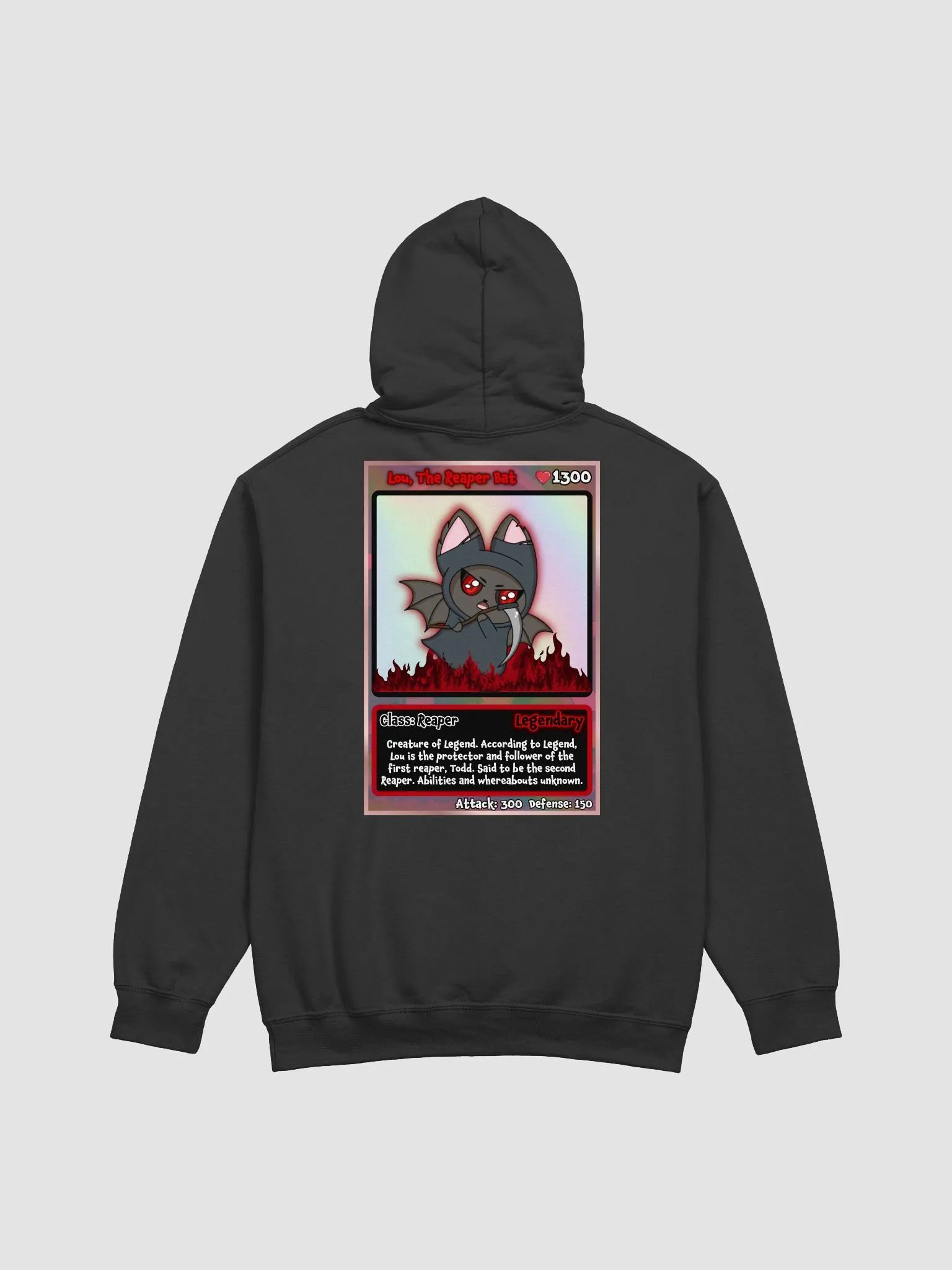 The Reaper Bat, Hell Cardz Collection Hoodie product image (3)