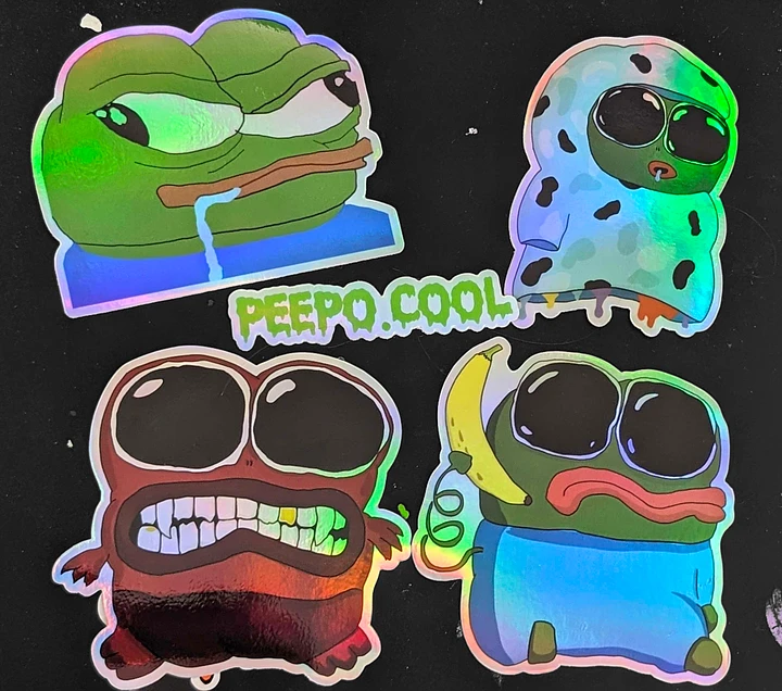 RARE PEPE STICKERS PACK product image (1)