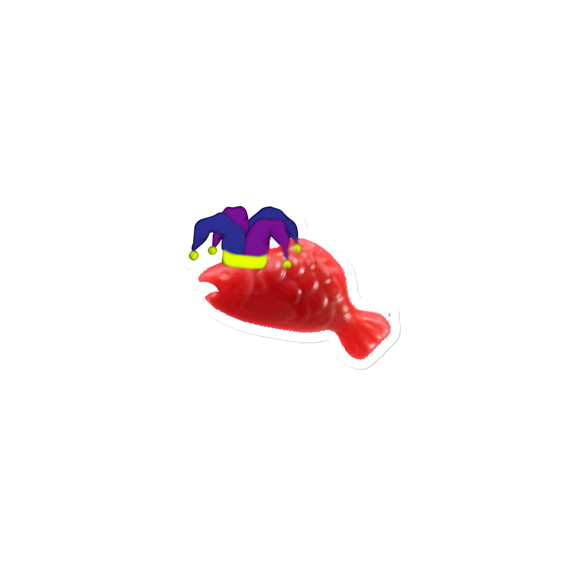 Jester Fish Die-Cut Magnets product image (1)