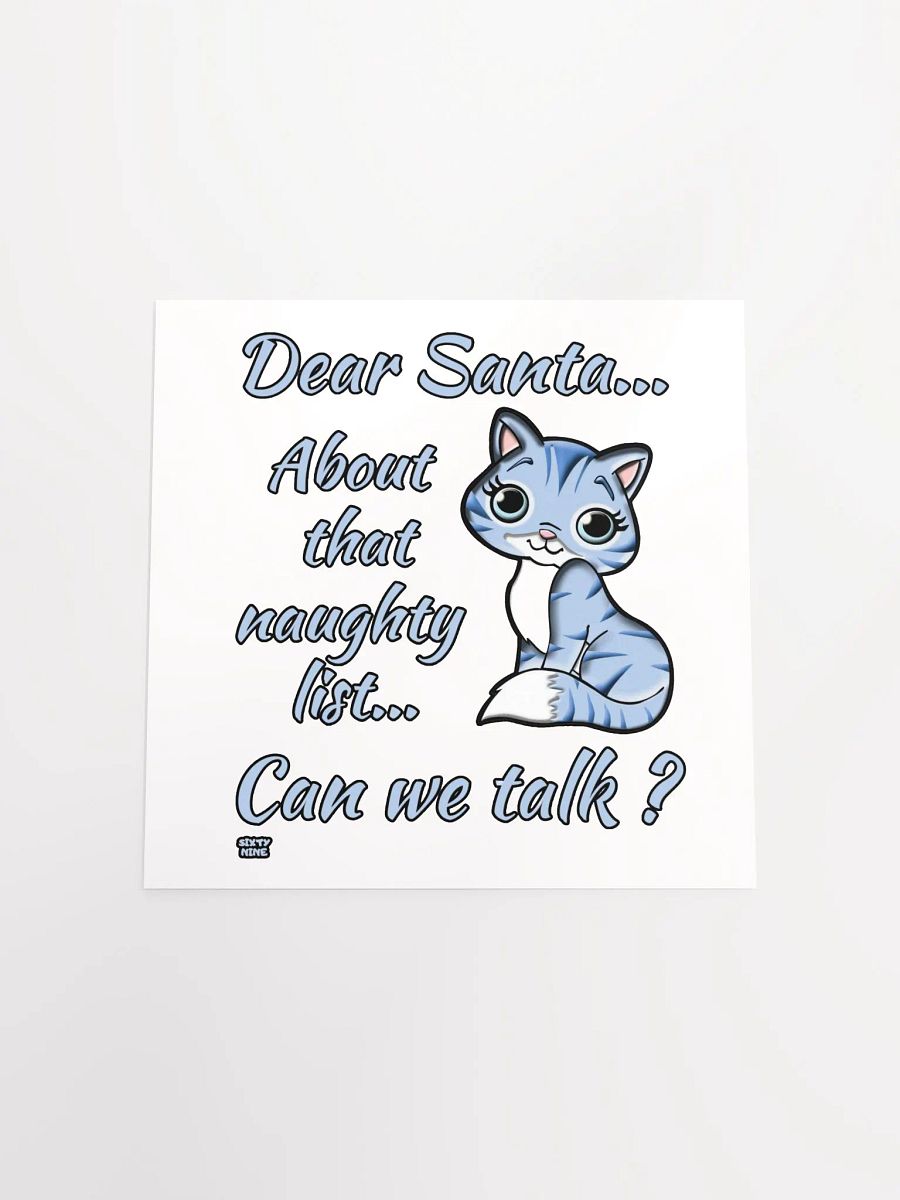 DEAR SANTA, ABOUT THAT NAUGHTY LIST... CAN WE TALK? product image (4)
