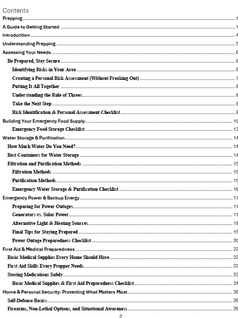 Prepping A Guide to Getting Started ebook product image (2)