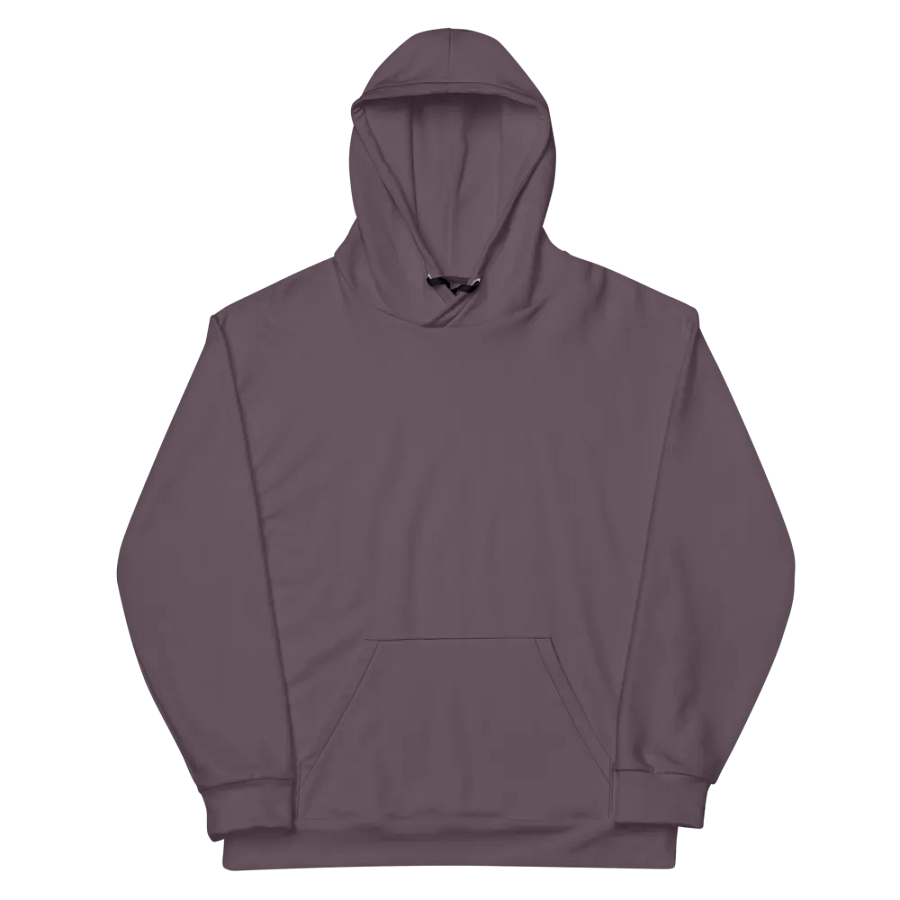 Plain Mauve Soft Summer Unisex Recycled Polyester Heavyweight Premium Hoodie by Treasure Pie product image (12)