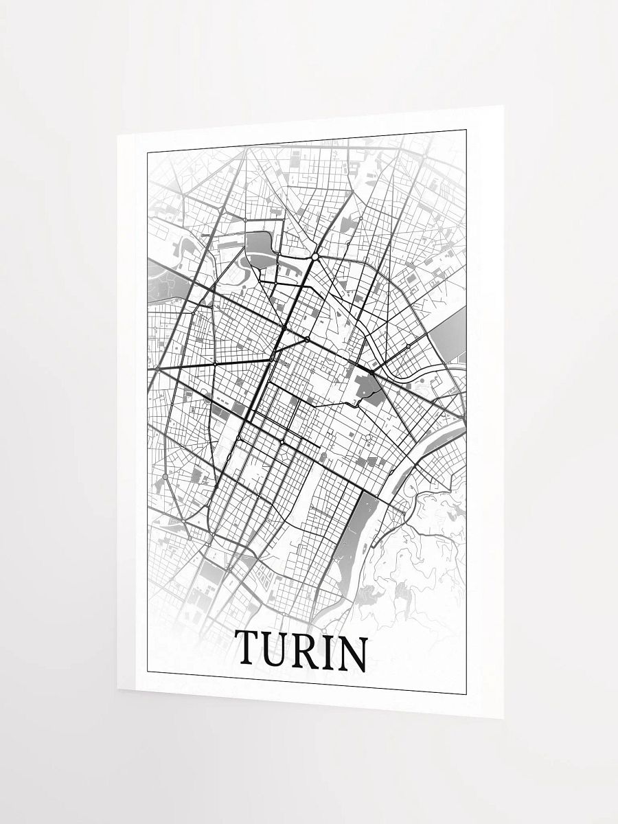 Turin, Italy, city map print product image (7)