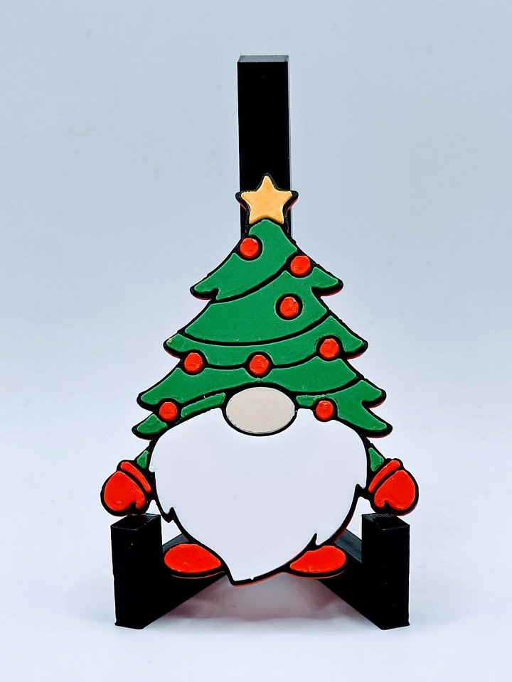 🎄 Christmas Tree Gnome Magnet product image (1)