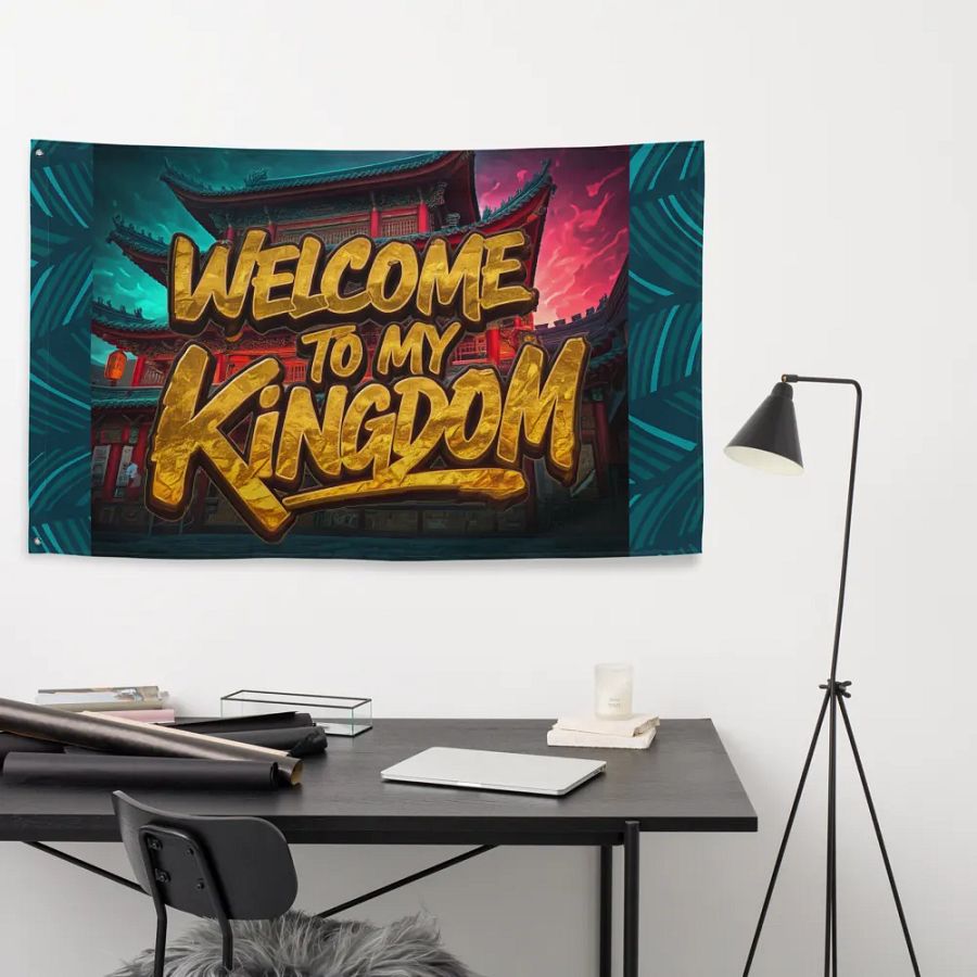 Kingdom Welcome All-Over Flag product image (9)