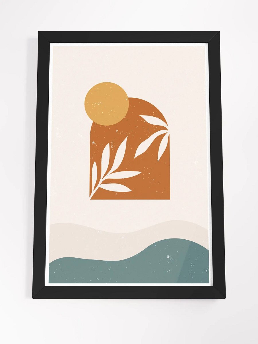 Rust Arch Abstract Framed Poster product image (21)