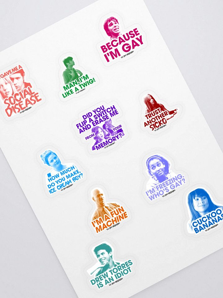 Episode Title Sticker Pack product image (1)