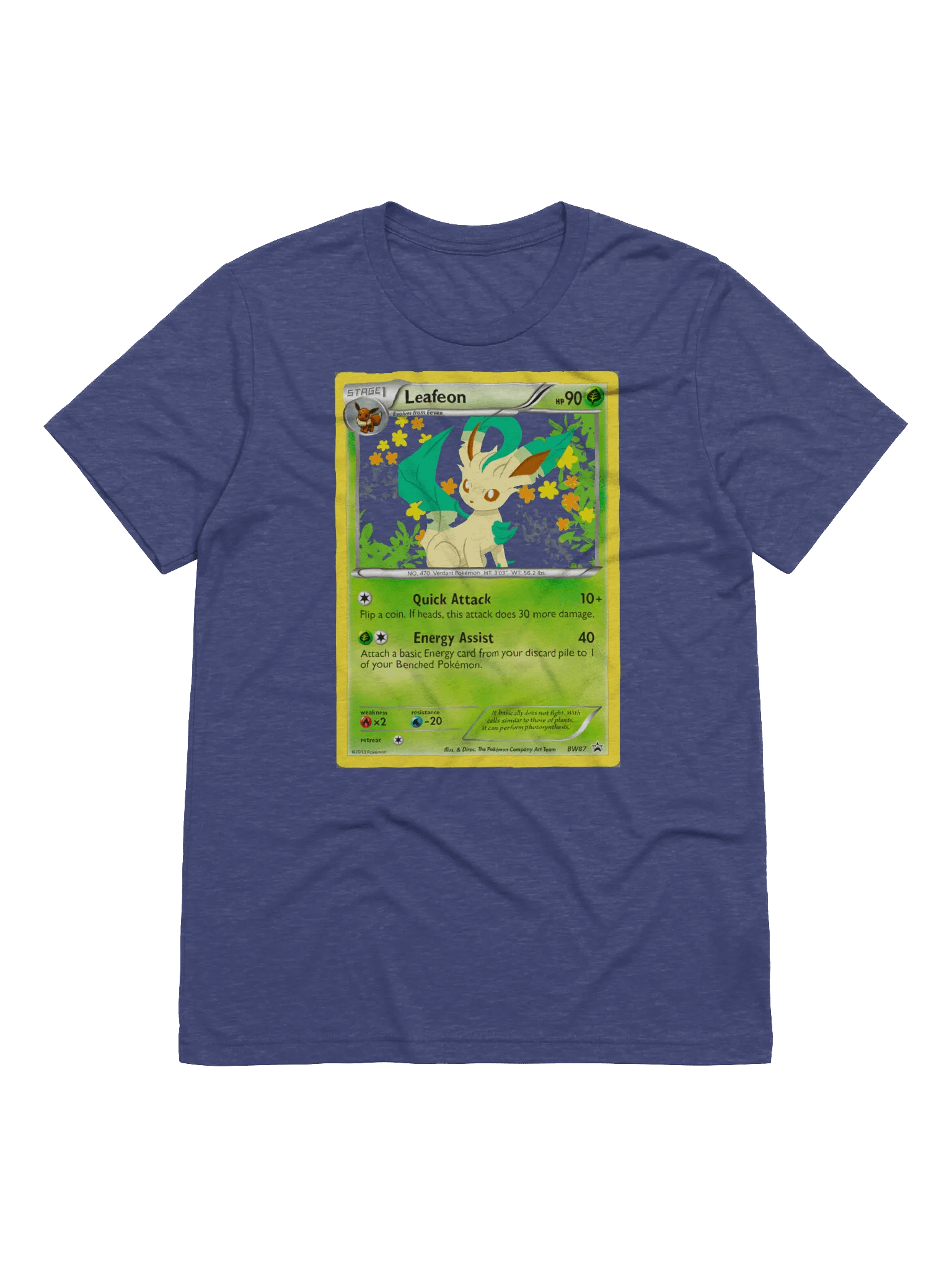 Leafeon TCG T-shirt product image (1)