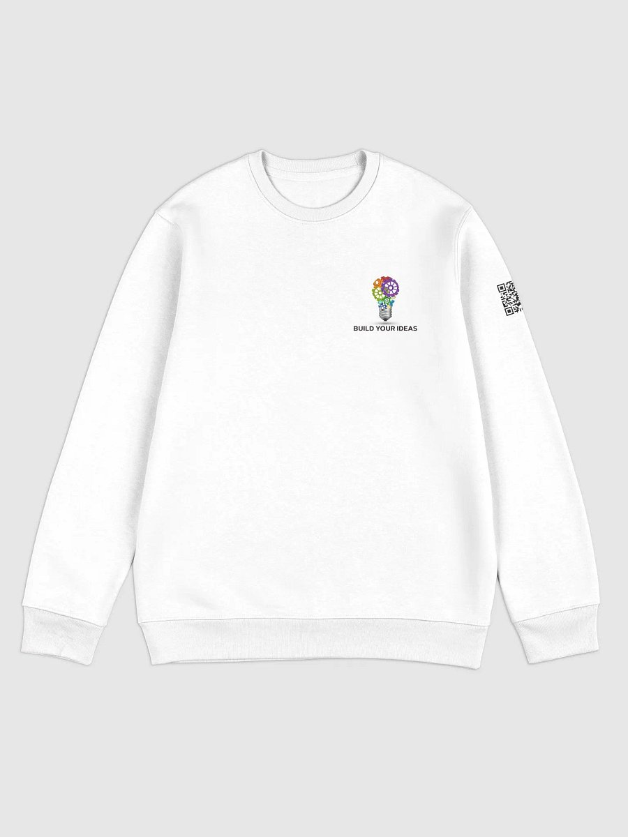 Build Your Ideas Crewneck Sweatshirt Crisp White product image (1)