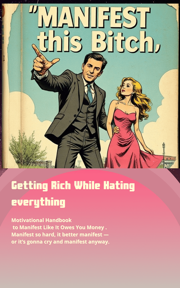 Manifest this Bitch: Getting rich while hating everything. Ebook product image (1)
