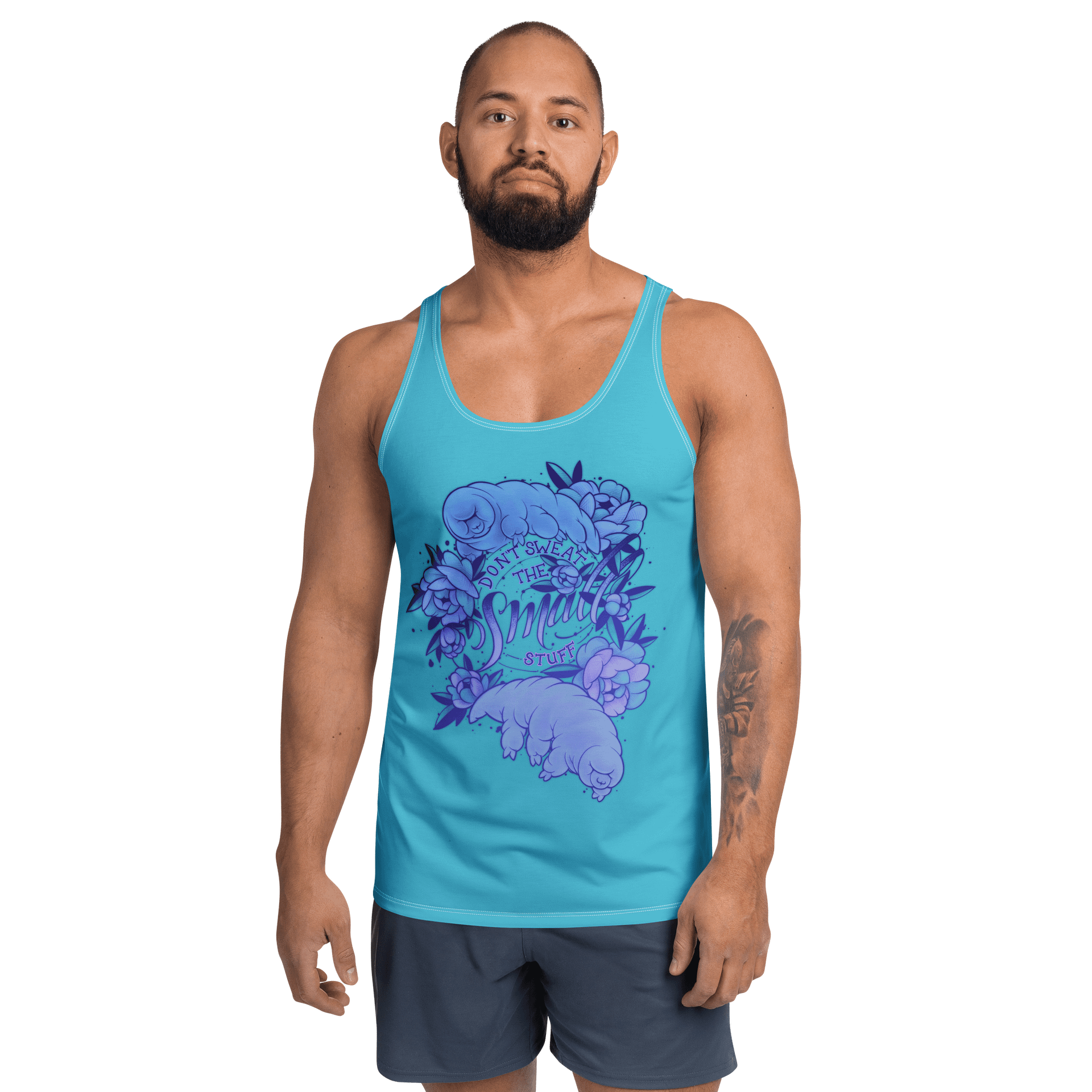 Don't Sweat it! (emote base) All-Over Tank product image (1)