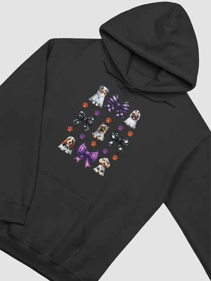 Cute Halloween Dog Ghosts and Bows Hoodie Design3 product image (11)