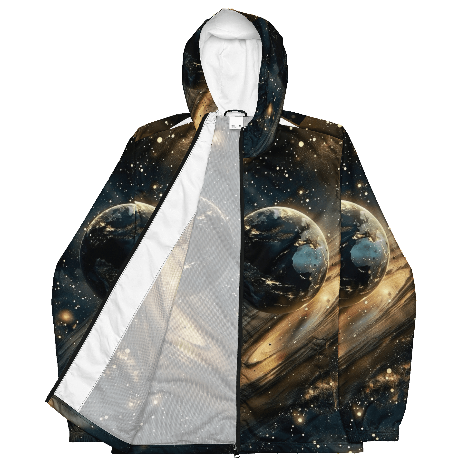 Cosmic Galaxy Planets Print Windbreaker product image (4)