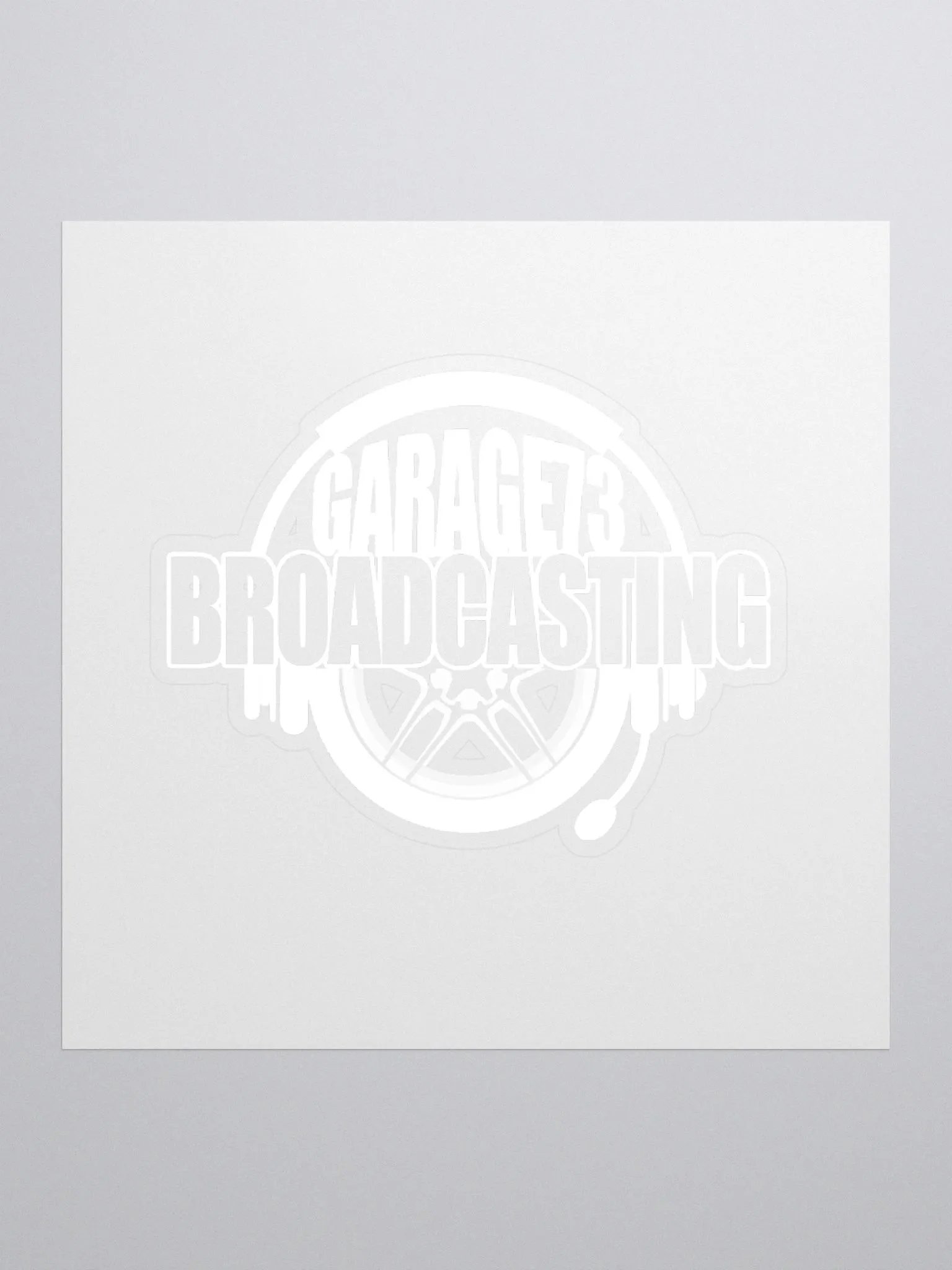 Garage 73 Broadcasting Sticker product image (1)