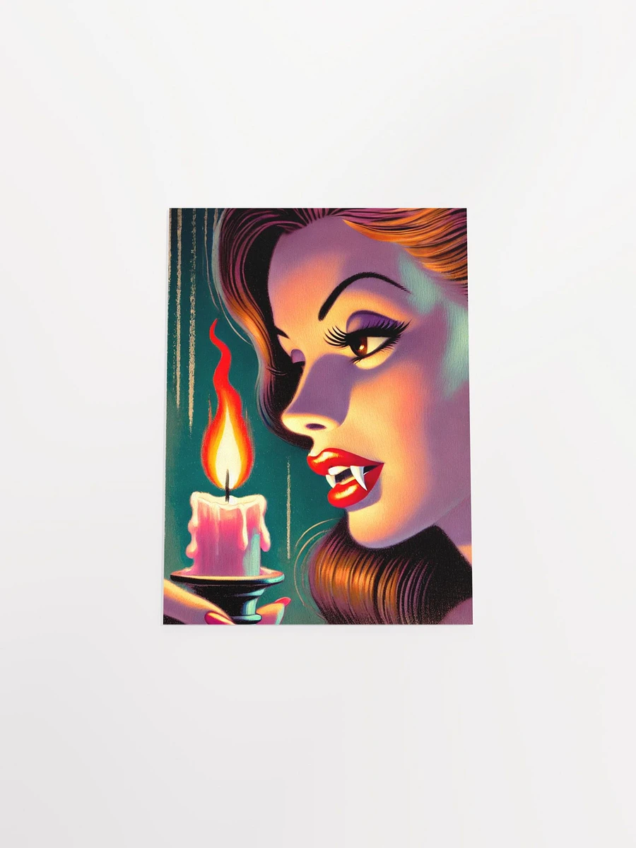 Vampire woman with Candle Premium Matte Poster product image (33)