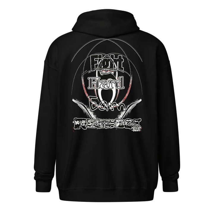Fight Hard Earn Respect - Embroidered - Unisex Heavy Blend Zip Hoodie product image (1)