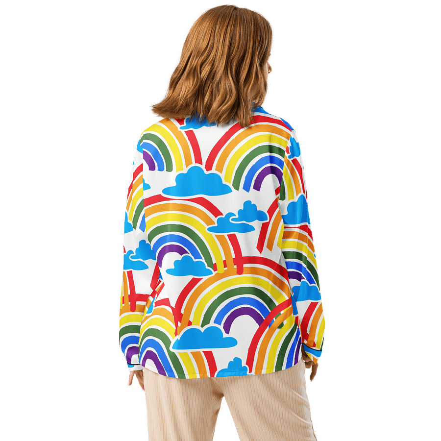 Rainbow Dreams Long Sleeve Pajama Top product image (3)